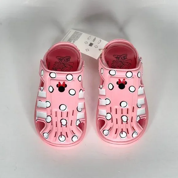 adidas x Disney 'Minnie Mouse' Toddler Girls Water Sandals NIB - Picture 8 of 9